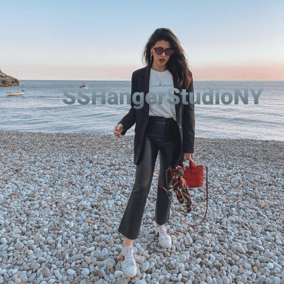 Zara Pants - LAST ONE !ZARA Bloggers FAV. Faux Leather Leggings